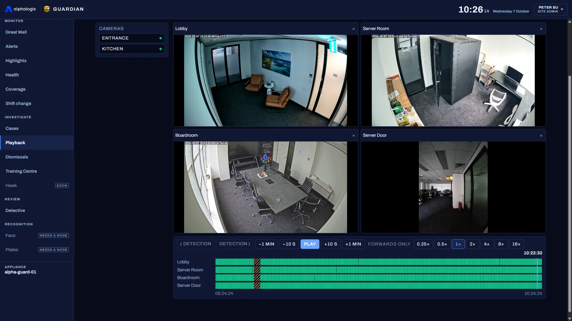 Guardian: Playback
